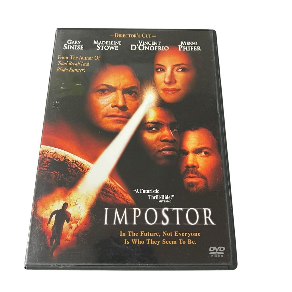 Impostor (DVD, 2002) Director’s Cut Gary Sinise Madeleine Stowe Sci-Fi Thriller